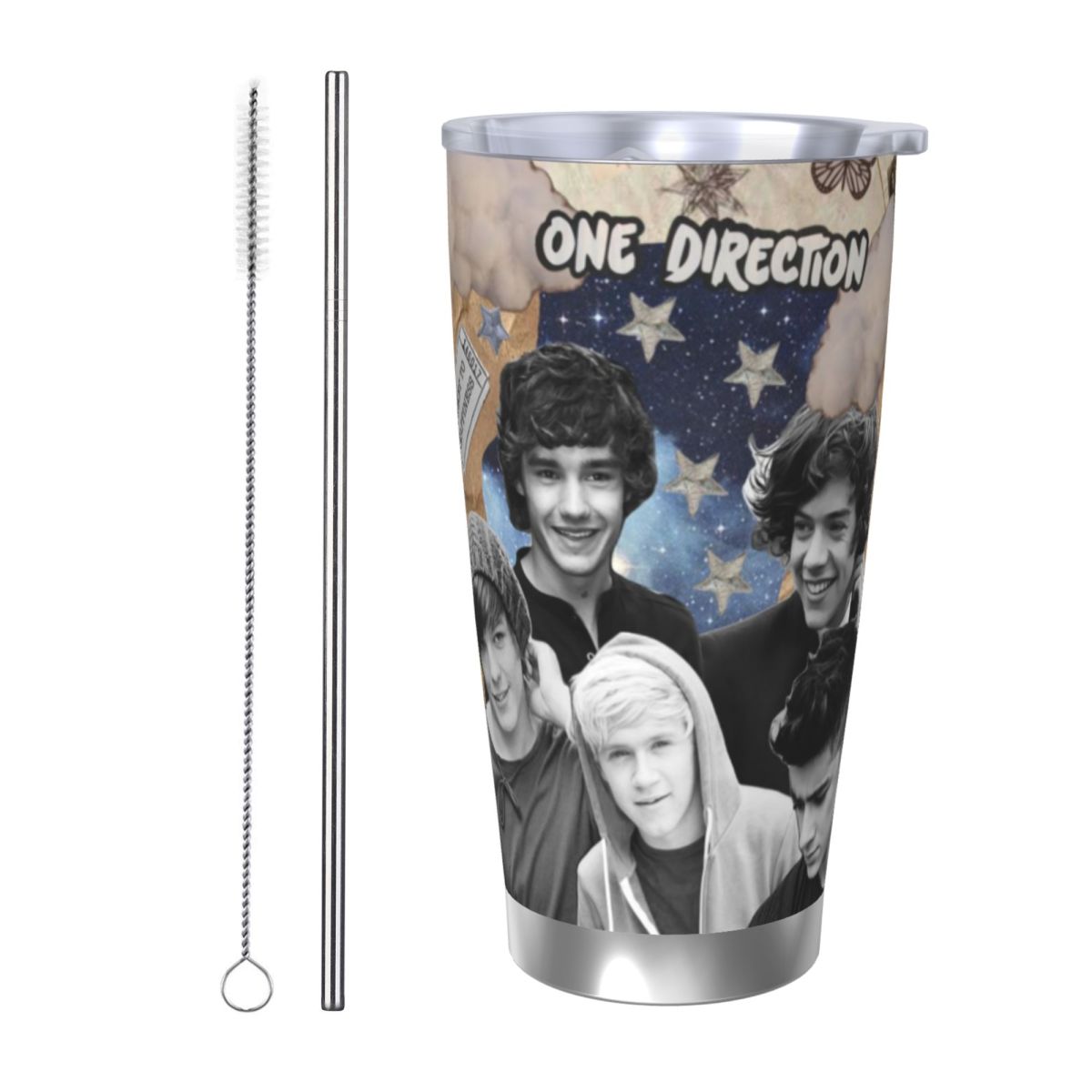 Stainless Steel Straw - كوب سيارة من الفولاذ المقاوم للصدأ