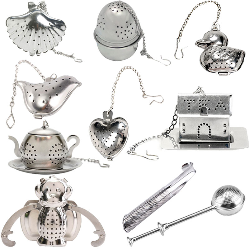 Loose Leaf Tea Infuser - مصفاة شاي من الفولاذ المقاوم للصدأ،