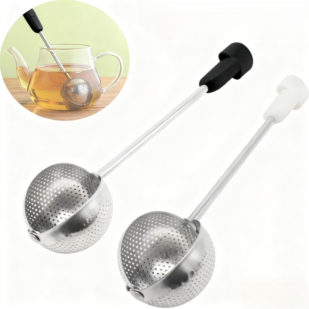 Loose Leaf Tea Infuser - شبكة من الاستانلس استيل التواء الشاي