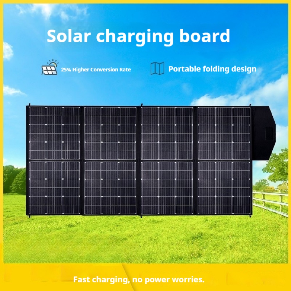 18 فولت 500 واط لوحة طاقة شمسي - مراجعة Solar Charger Panel Foldable وسعره