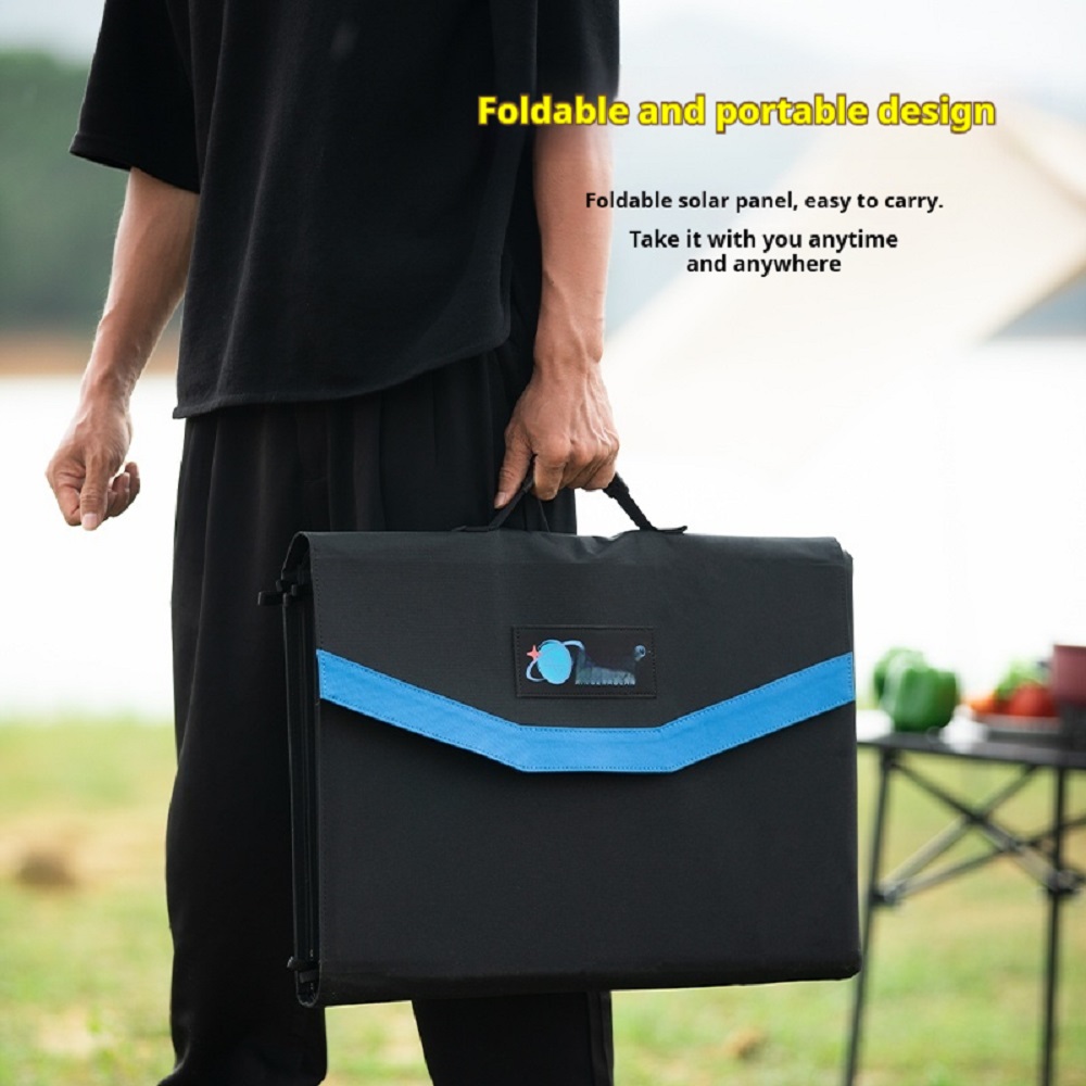 18 فولت 500 واط لوحة طاقة شمسي - مراجعة Solar Charger Panel Foldable وسعره