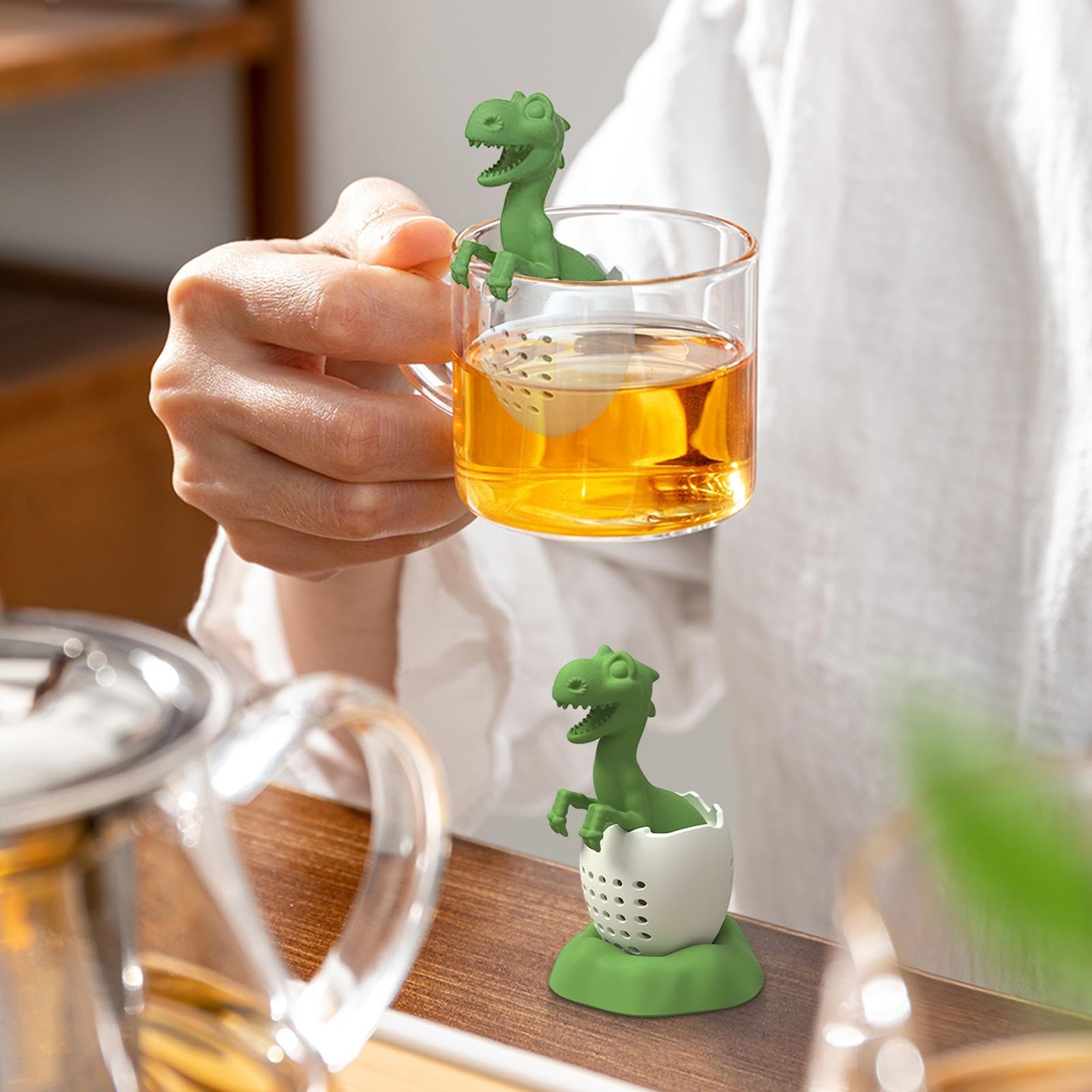 مصفاة شاي سيليكون مصفاة شاي أس - مراجعة Loose Leaf Tea Infuser وسعره