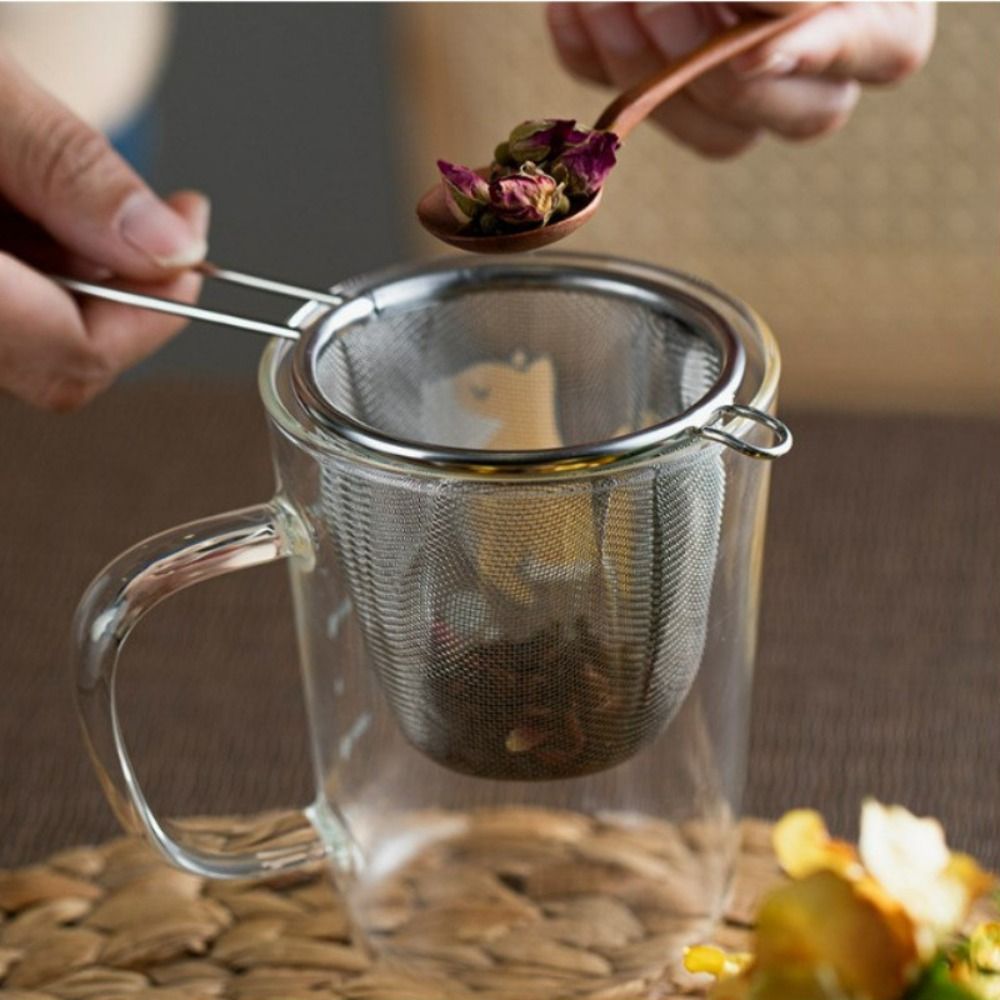 مصفاة شاي من الفولاذ المقاوم ل - مراجعة Loose Leaf Tea Infuser وسعره