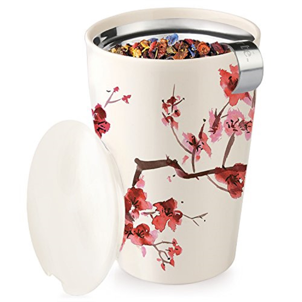 كوب كاتي سيراميك مزدوج الجدار، - مراجعة Loose Leaf Tea Infuser وسعره