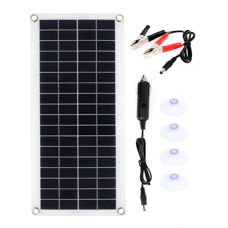لوحة شمسية 100 واط مع مخرج USB - مراجعة Solar Charger Panel Foldable وسعره