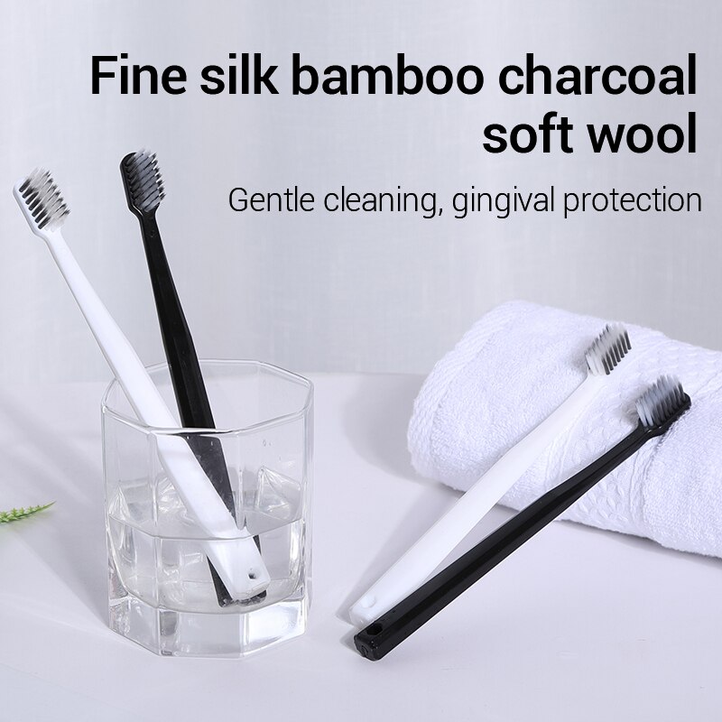 10-فرشاة فحم الخيزران فرشاة أس - مراجعة Bamboo Toothbrush Set وسعره