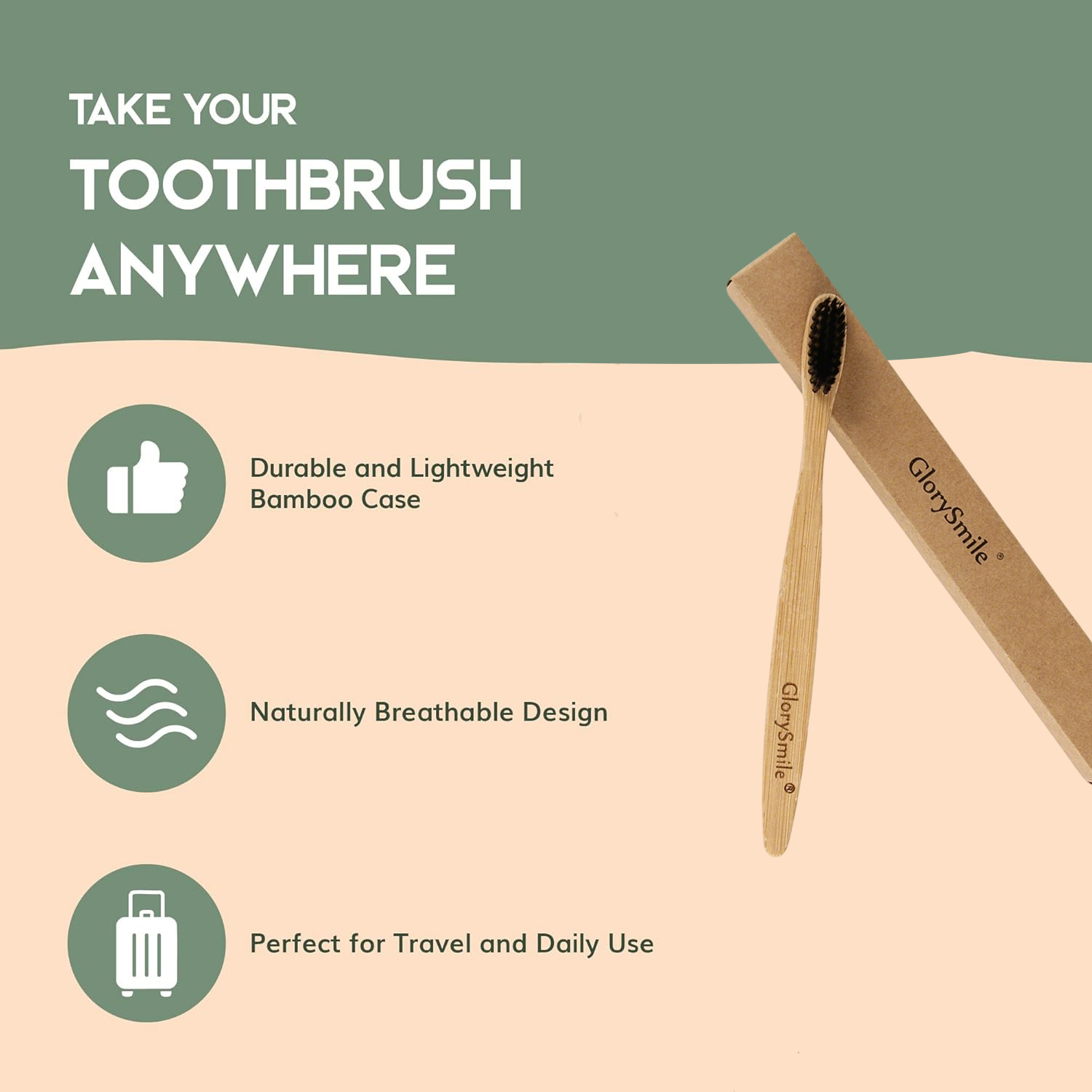 1/4 قطعة فرشاة أسنان من الخيزر - مراجعة Bamboo Toothbrush Set وسعره