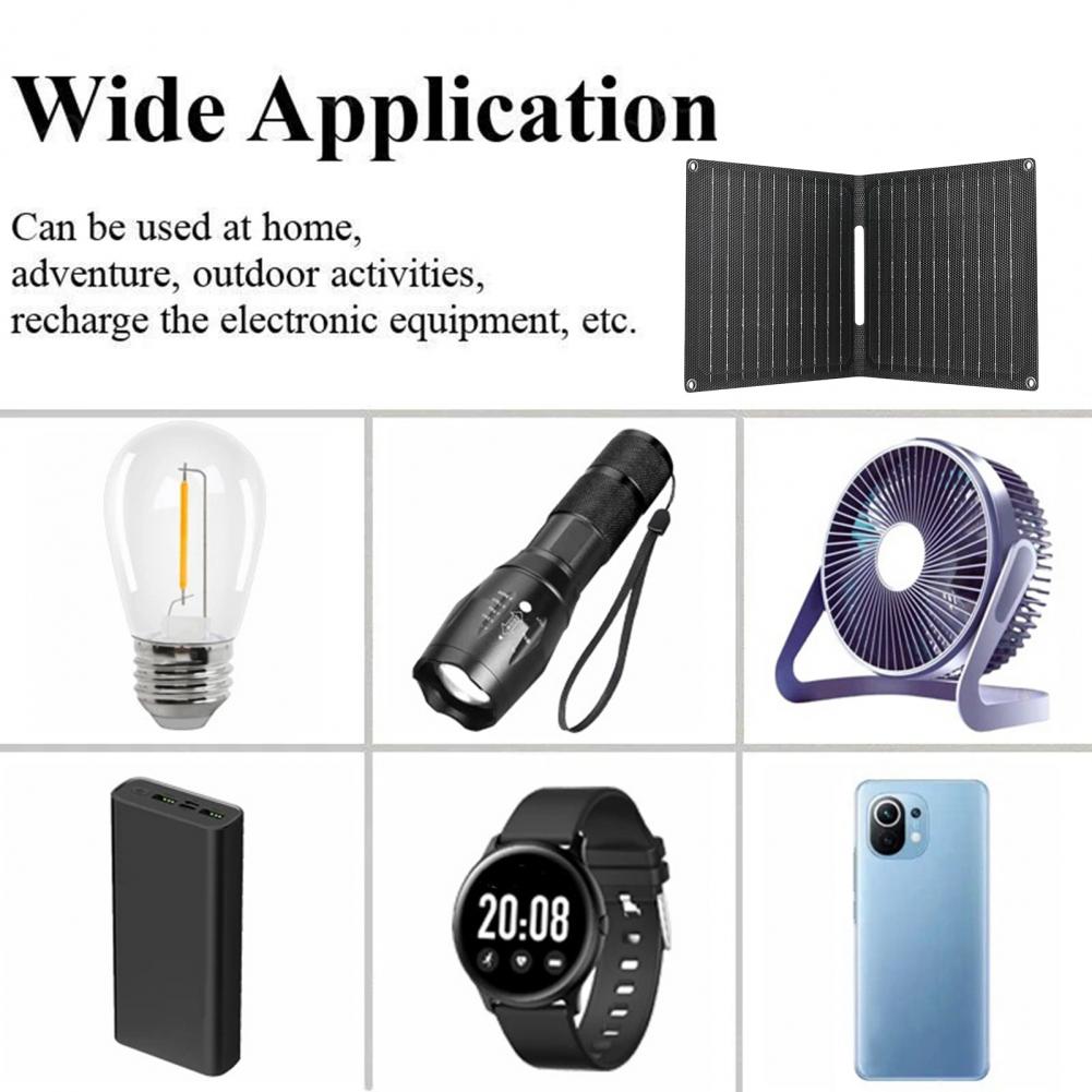 شاحن لوحة شمسية محمول فائق الن - مراجعة Solar Charger Panel Foldable وسعره