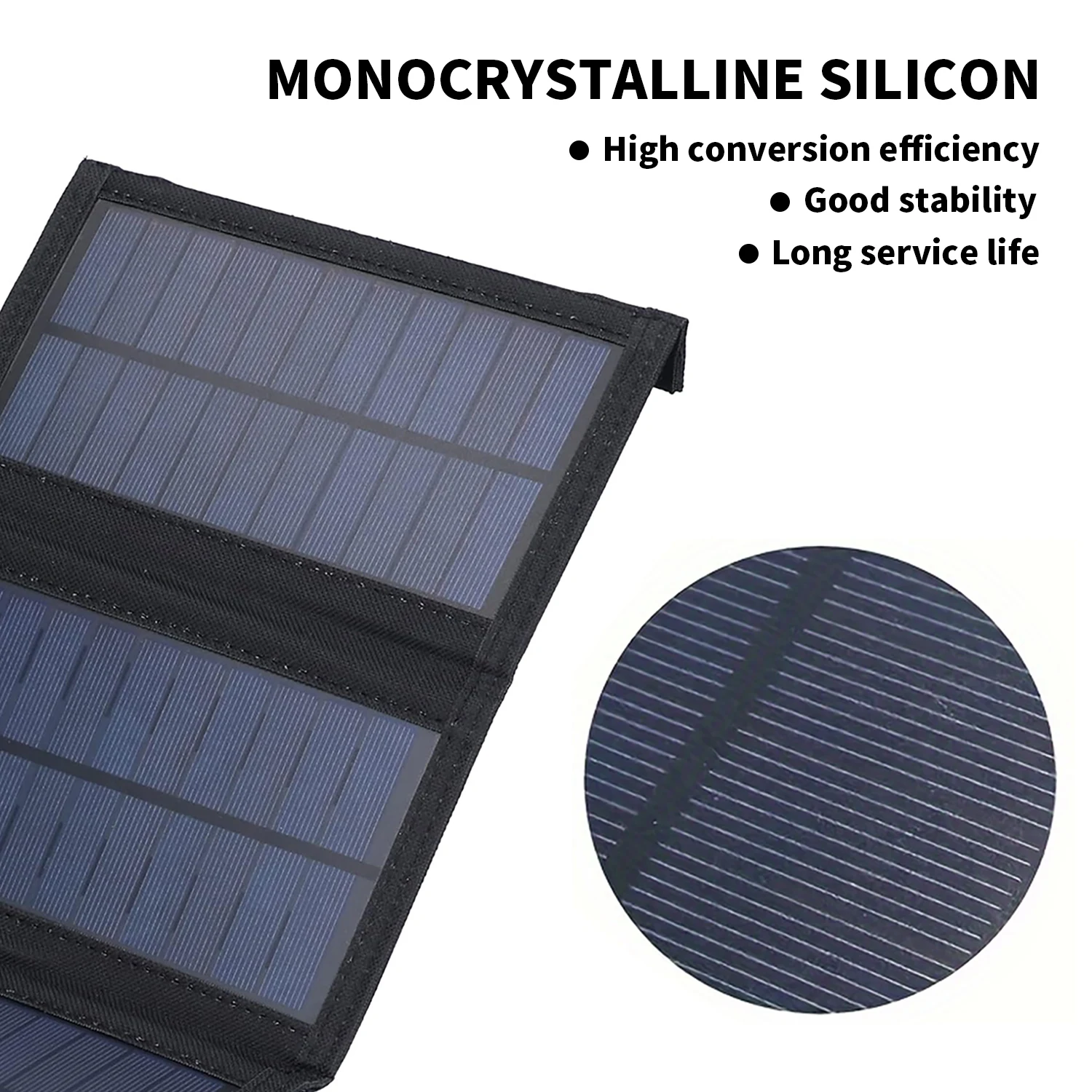 لوح شمسي قابل للطي 20 واط 50 و - مراجعة Solar Charger Panel Foldable وسعره