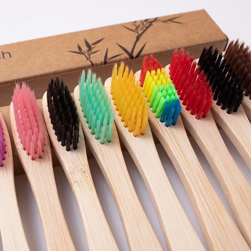 الكبار أشار الذيل شقة الخيزران - مراجعة Bamboo Toothbrush Set وسعره