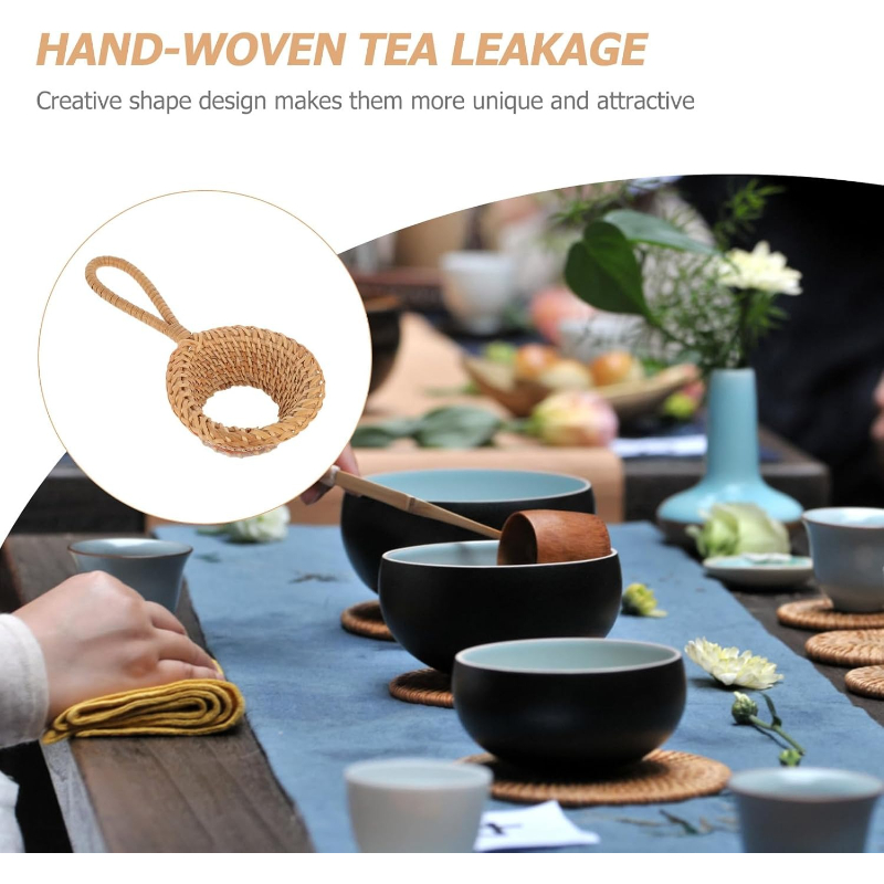 مصفاة شاي من الخيزران مصنوعة ي - مراجعة Loose Leaf Tea Infuser وسعره