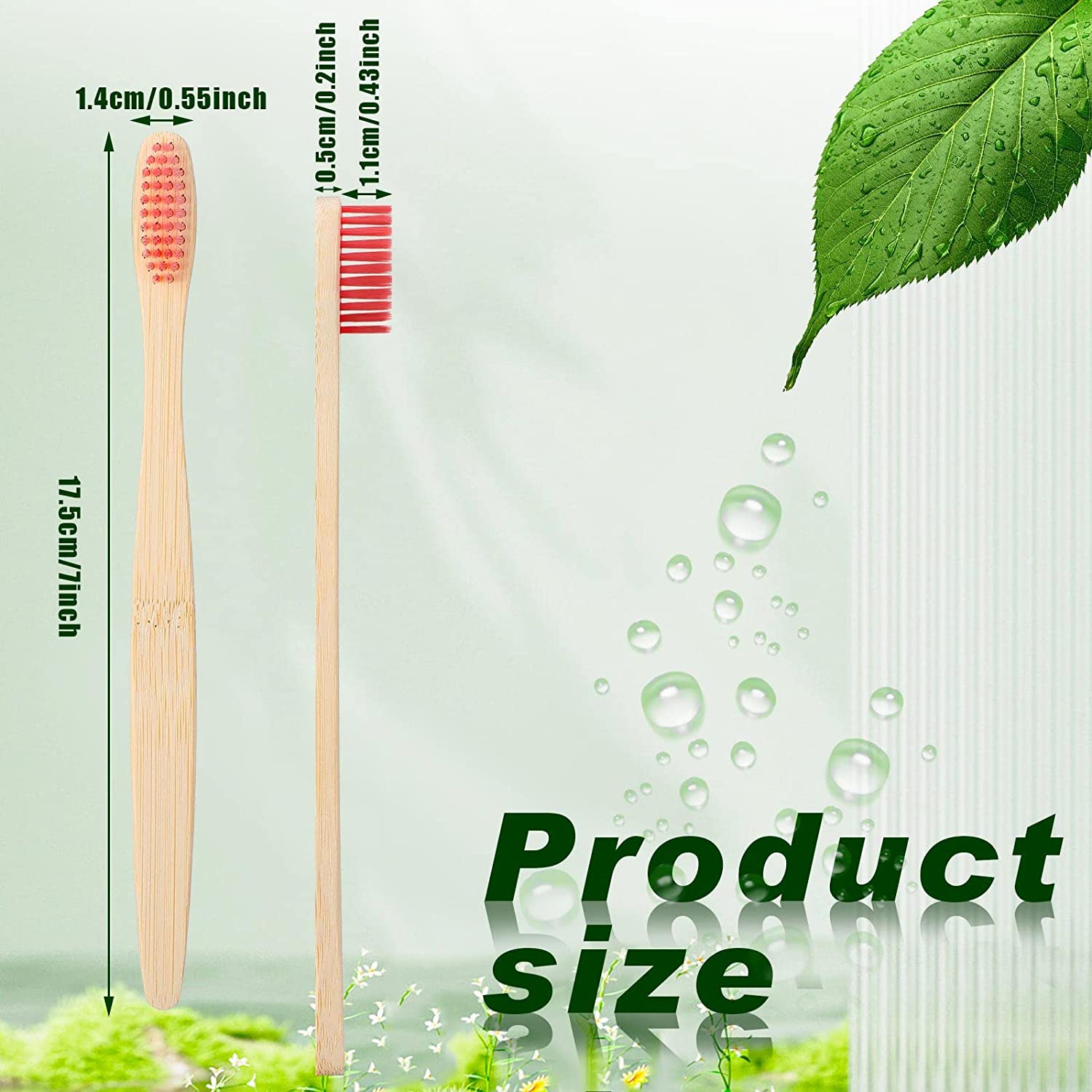 100 قطعة شعار مخصص للأطفال فرش - مراجعة Bamboo Toothbrush Set وسعره