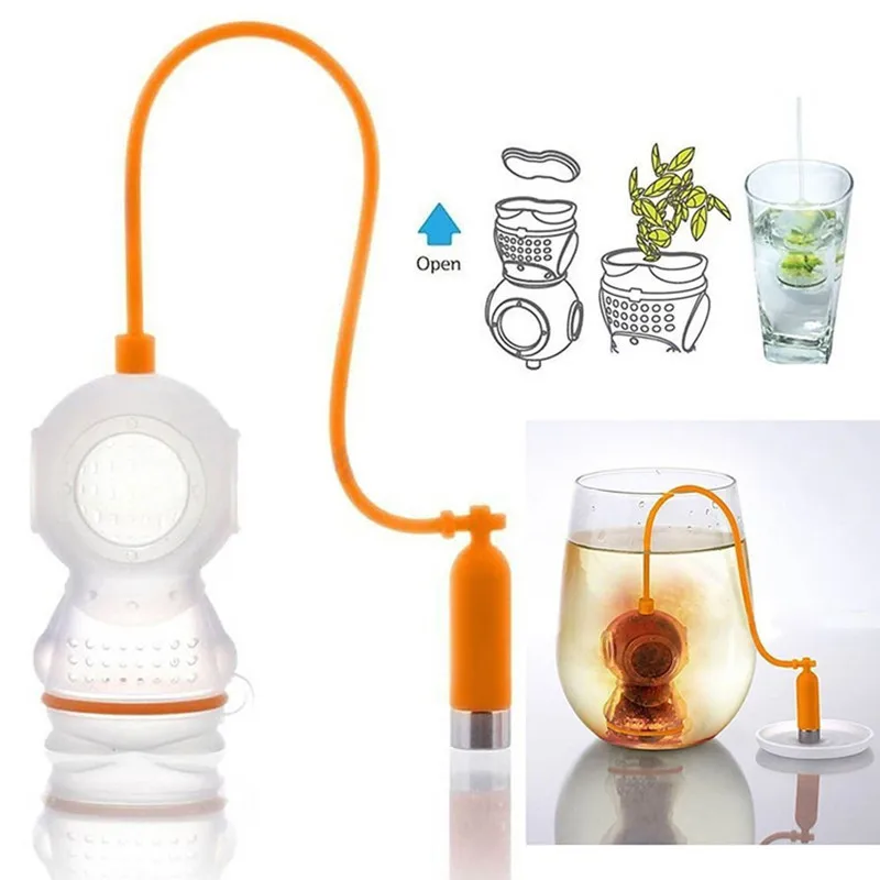 الغذاء الصف سيليكون تسرب الغوا - مراجعة Loose Leaf Tea Infuser وسعره